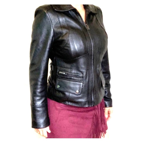 ana lambskin jacket